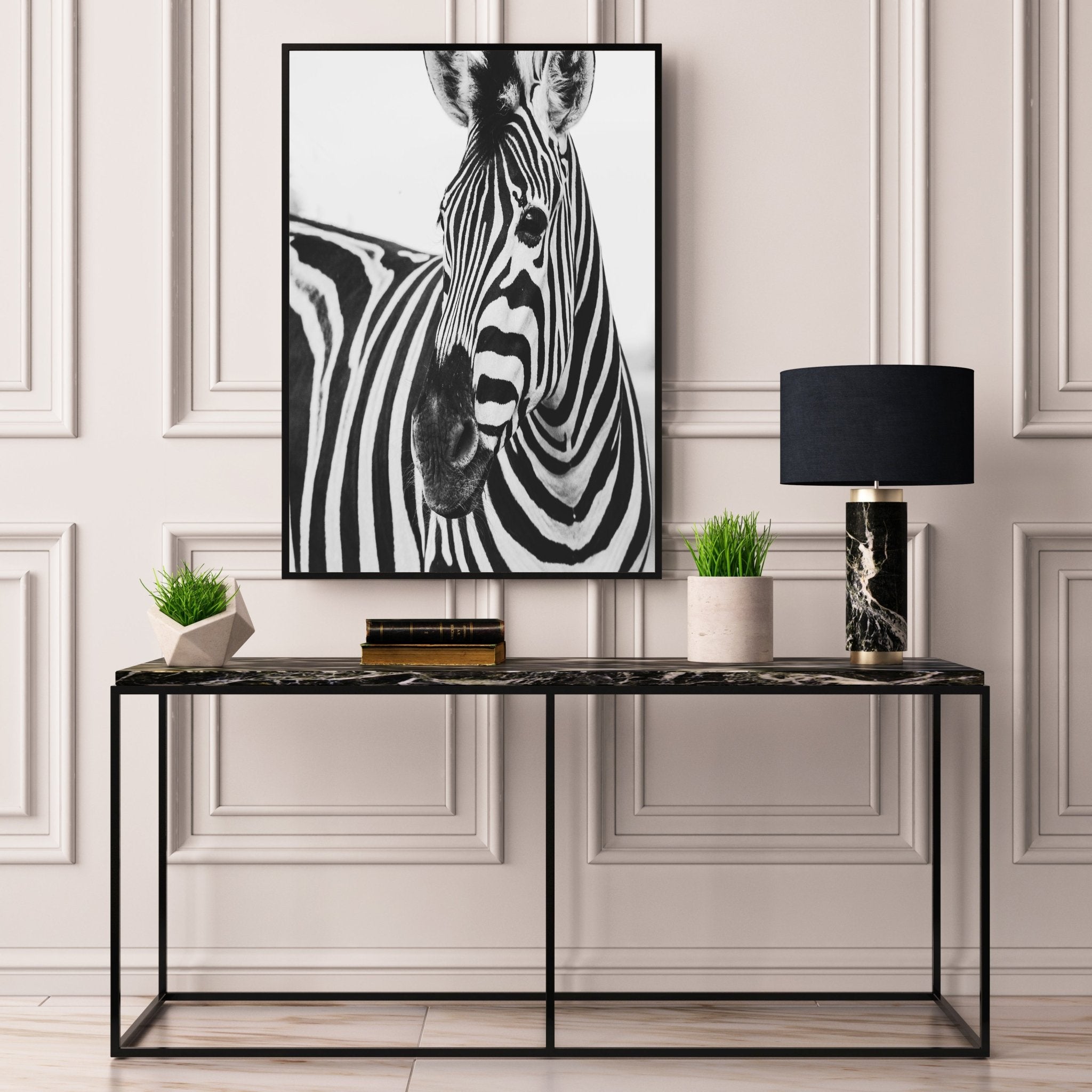 Monochrome Zebra - D'Luxe Prints