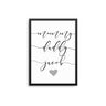 Mummy Daddy Jacob (Personalised Print) - D'Luxe Prints