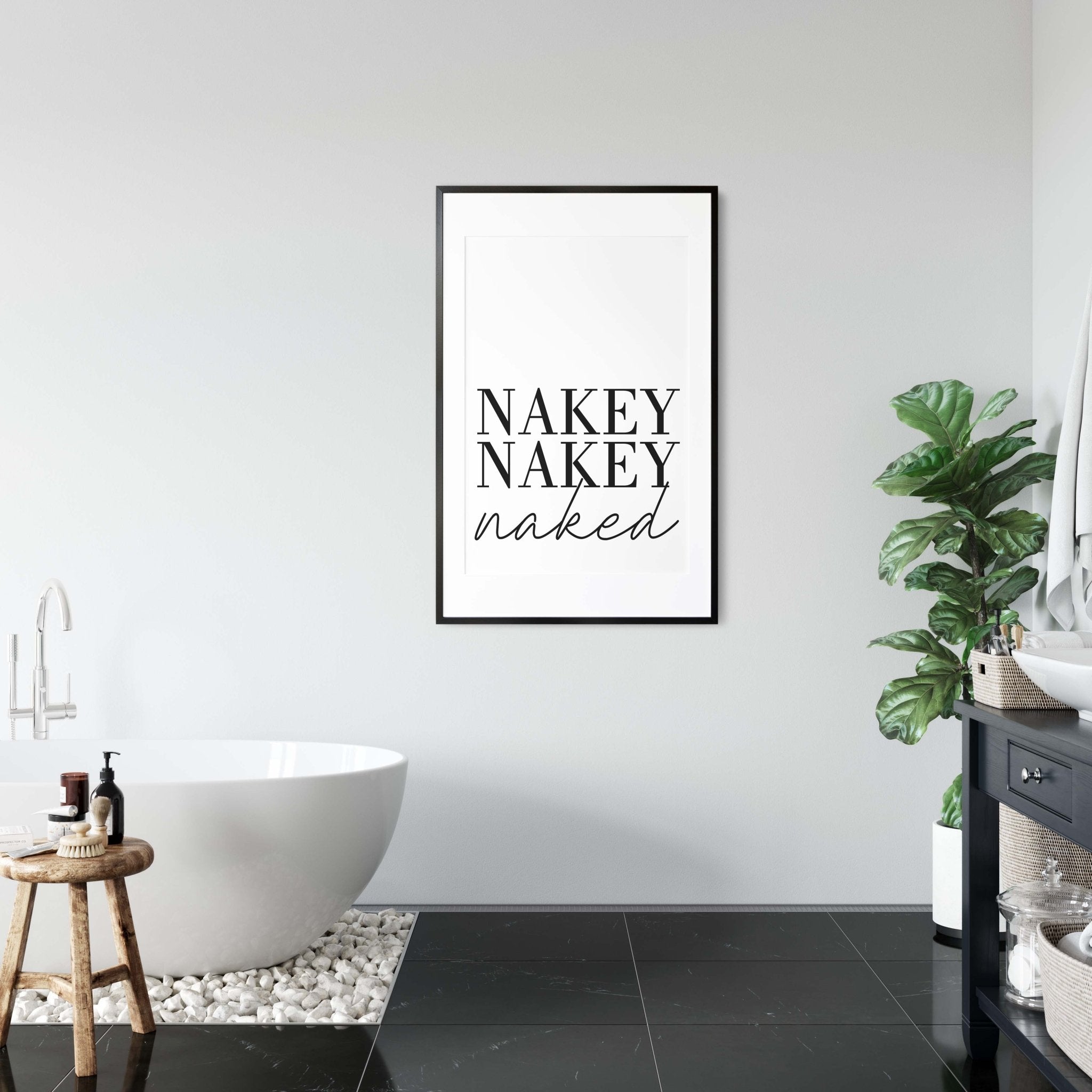 Nakey Nakey Naked II Poster - D'Luxe Prints