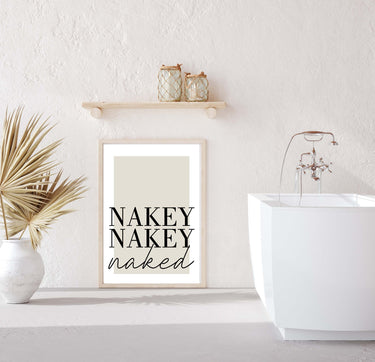 Nakey Nakey Naked II Poster - D'Luxe Prints