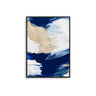 Navy | Beige Acrylic Strokes II - D'Luxe Prints