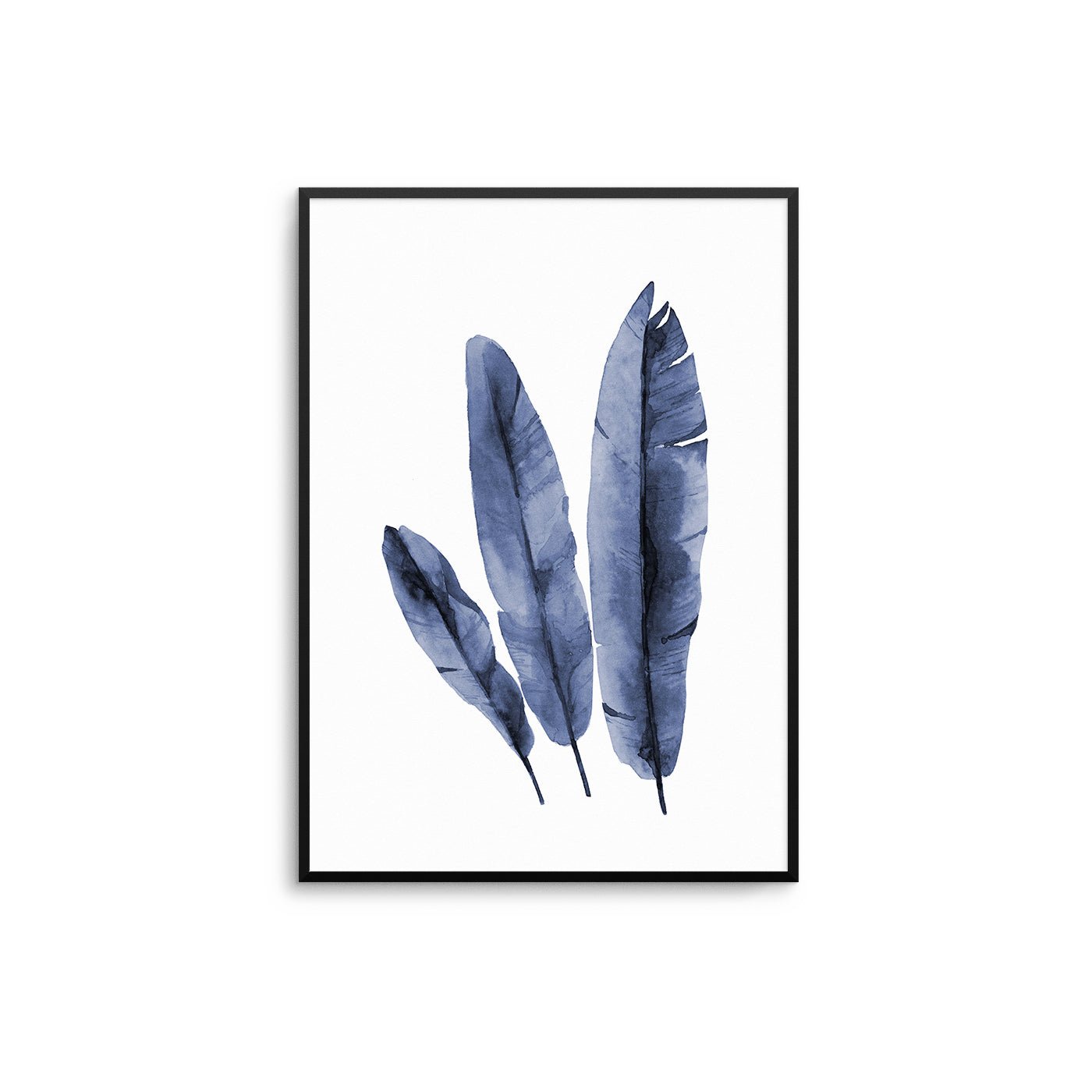 Navy Blue Banana Leaves - D'Luxe Prints