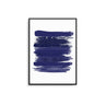 Navy Blue Brush Strokes - D'Luxe Prints