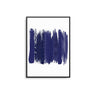 Navy Blue Brush Strokes II - D'Luxe Prints