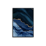 Navy Blue & Gold Agate - D'Luxe Prints