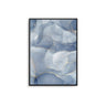 Navy Blue Gold Ink Abstract I - D'Luxe Prints