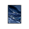 Navy Blue & Silver Glitter Agate II - D'Luxe Prints