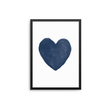 Navy Heart - D'Luxe Prints