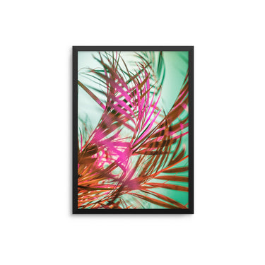 Neon Pink Palms - D'Luxe Prints