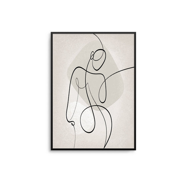 Neutral Body Lines I Print – D'Luxe Prints