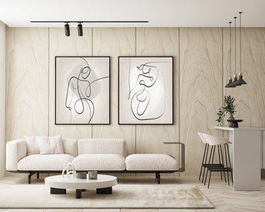 Neutral Body Lines II - D'Luxe Prints