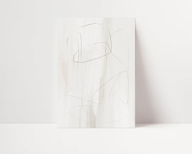 Neutral Lines I - D'Luxe Prints