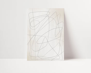 Neutral Lines III - D'Luxe Prints