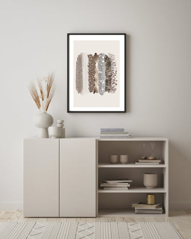 Neutral Tone Strokes - D'Luxe Prints