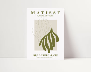 Olive Matisse Curves - D'Luxe Prints