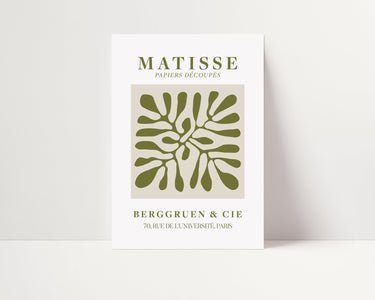 Olive Matisse Cut Outs - D'Luxe Prints