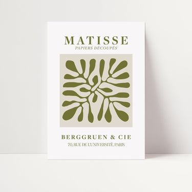 Olive Matisse Cut Outs - D'Luxe Prints