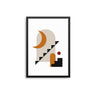 Orange & Beige Abstract - D'Luxe Prints