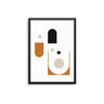 Orange & Beige Abstract II - D'Luxe Prints
