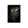Palm Leaves Gold Black II - D'Luxe Prints