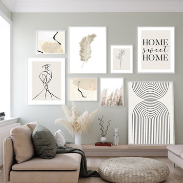 Pampas Rain Gallery Set - D'Luxe Prints