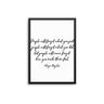 People Will Forget What You Said - D'Luxe Prints