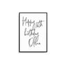 Personalised Birthday Print - D'Luxe Prints