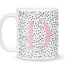 Personalised Initial & Name Polka Dot Mug - D'Luxe Prints
