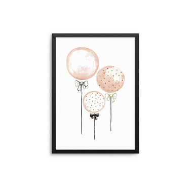Pink Balloon Trio - D'Luxe Prints