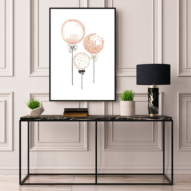 Pink Balloon Trio - D'Luxe Prints