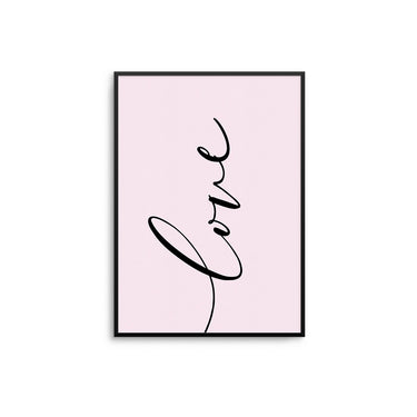 Pink | Black Love - D'Luxe Prints