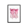 Pink Bow Heels - D'Luxe Prints
