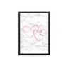 Pink Hearts Marble - D'Luxe Prints