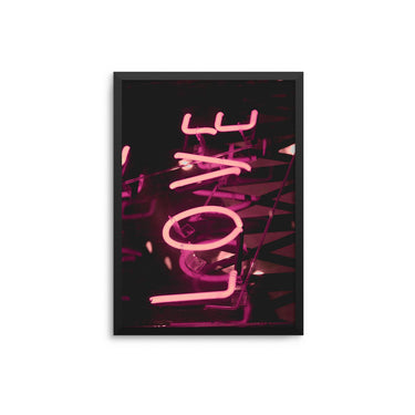 Pink Neon Love - D'Luxe Prints
