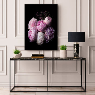 Pink Peonies Blackout - D'Luxe Prints