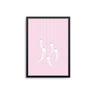Pink White Feather Charms - D'Luxe Prints