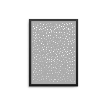 Polka Dots Grey|White - D'Luxe Prints