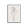 Pose Woman Lines - D'Luxe Prints