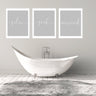 Relax Soak Unwind Trio Set II - D'Luxe Prints