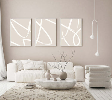 Renna Abstract Trio Set - D'Luxe Prints