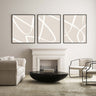 Renna Abstract Trio Set - D'Luxe Prints