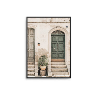 Rustic Green Door - D'Luxe Prints