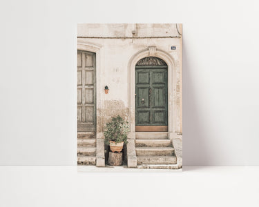 Rustic Green Door - D'Luxe Prints