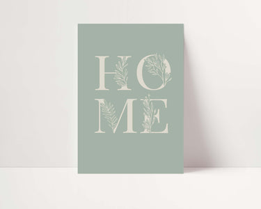 Sage Home Poster - D'Luxe Prints