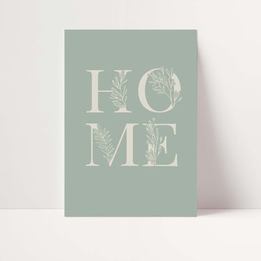Sage Home Poster - D'Luxe Prints