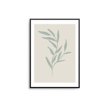 Sage Leaves II Poster - D'Luxe Prints