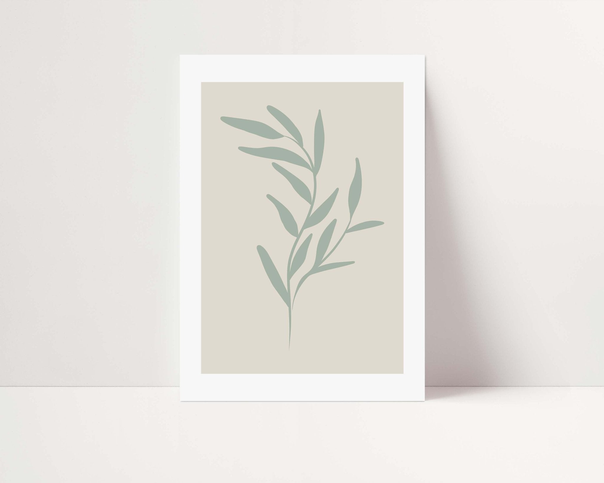 Sage Leaves II Poster - D'Luxe Prints