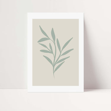 Sage Leaves Poster - D'Luxe Prints