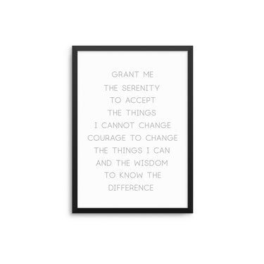 Serenity Prayer II - D'Luxe Prints