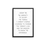 Serenity Prayer II - D'Luxe Prints